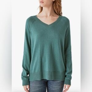 Lucky Brand Teal V-neck Sweater
